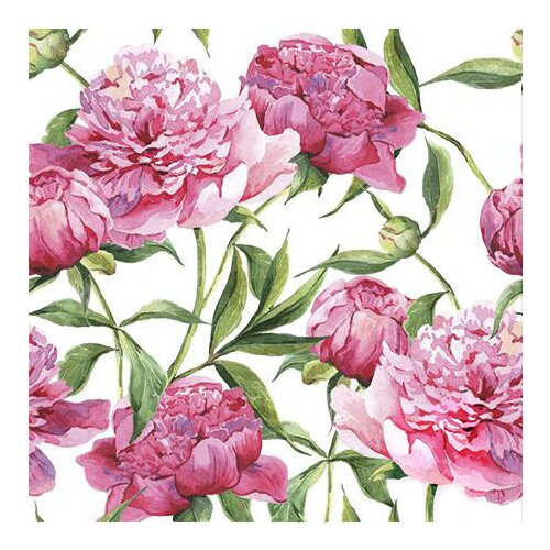 Salvete za dekupaž - rozi božur - 1 kom Slike