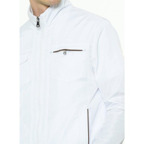 Dewberry M8646 MEN'S THIN COAT-SNOW WHITE Cene