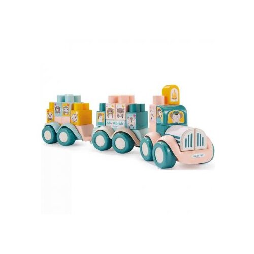 Ecoffier Playset Ecoiffier Train A Construre Slike
