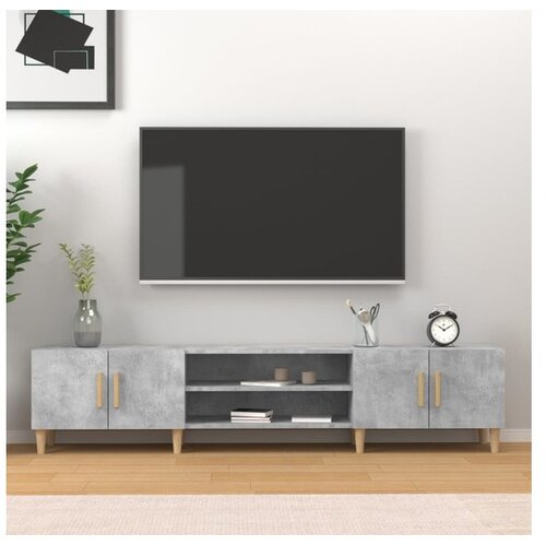  TV ormarić boja betona 180x31 5x40 cm od konstruiranog drva Cijene