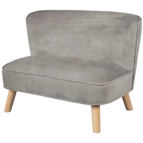 Roba Svetlo siva žametna otroška sedežna garnitura 70 cm Lil Sofa – Cene