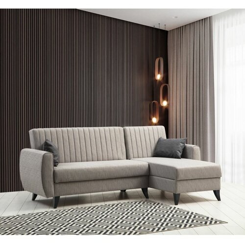Atelier Del Sofa alkon L - Light Grey, Dark Grey Light GreyDark Grey Sofa Set Slike