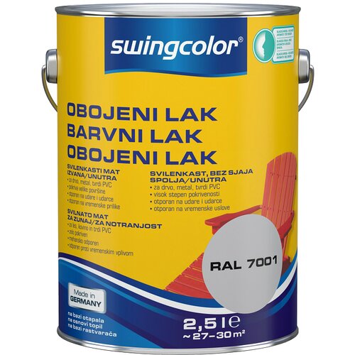 SWINGCOLOR lak u boji (boja: svijetlosive boje, 2,5 l) Cijene