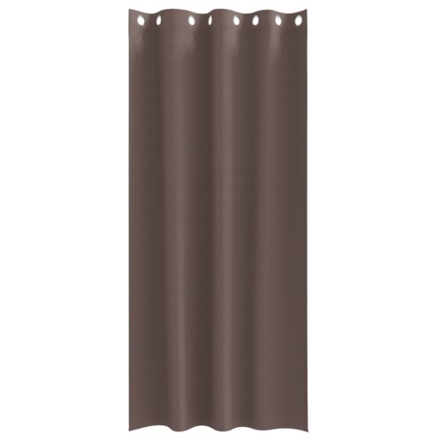  Zavjese sa zavjesama 2 pcs Tamno smeđa 245 x 140 cm Poliester Slike