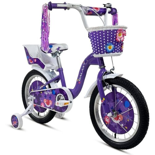Mega Favorit bicikl dečiji GALAXY HAPPY 16&amp;quot; ljubičasta Slike