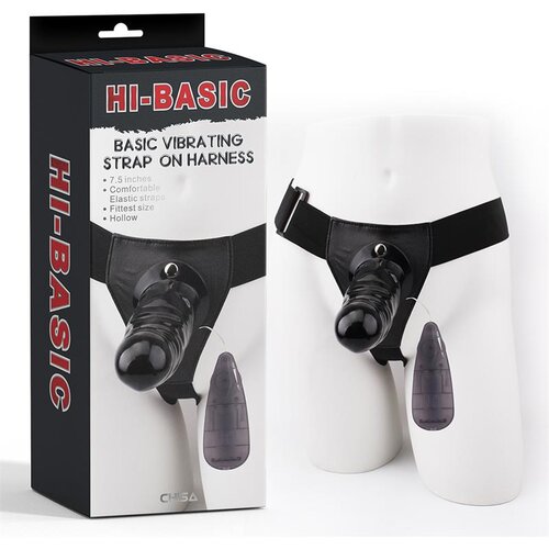 Lovetoy Vibrating Strap-on Harness black CN 134030302 Cene