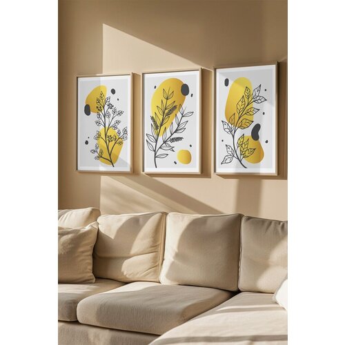 Wallity slika 3Dartsoho91, 3 dela, 33 x 48 cm Slike