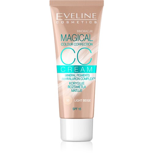 Eveline cc magical 53 beige tonirana krema za lice 30 ml Slike