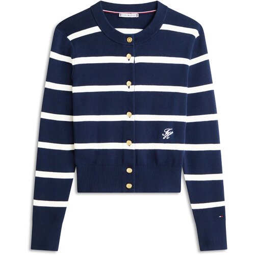 Tommy Hilfiger Ženski kardigan WW0WW49617, Teget-beli Cene