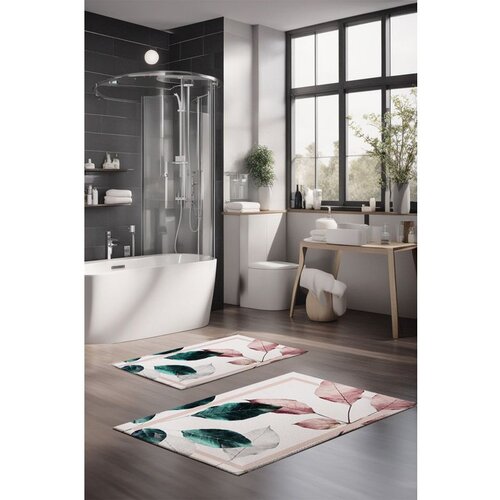  CT-5064 multicolor bathmat set (2 pieces) Cene