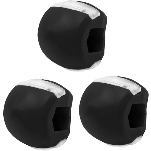 INF Jawline training jaw trainer silikonski črn 3 paket, (21246825) Cene
