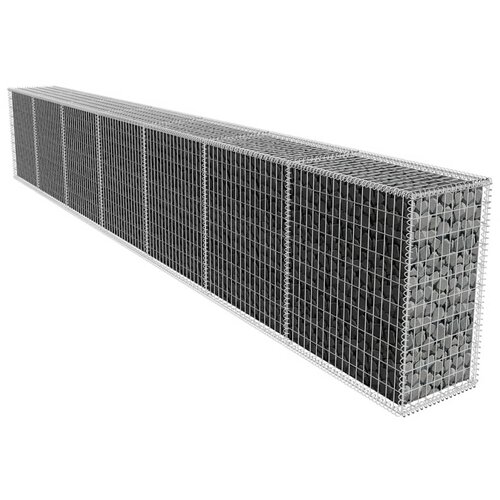 vidaXL gabionski zid s poklopcem od pocinčanog čelika 600x50x100 cm Cijene