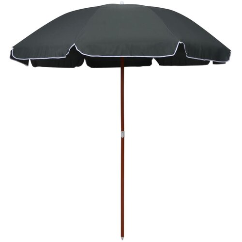 vidaXL Senčnik z jeklenim drogom 240 cm antraciten, (20610450) Cene