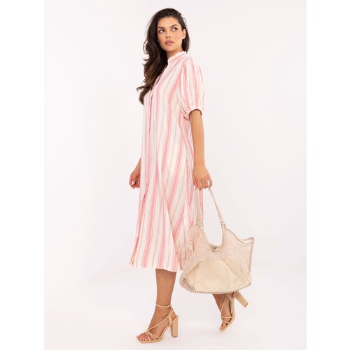 Och Bella Dress-TW-SK-BI-2451.84-white-pink Slike