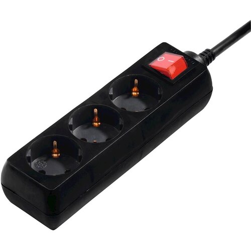 Hama Produžni kabl Power Strip, 3 utičnice, 5 m, Crni Slike