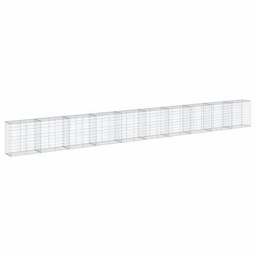  Gabionska ko&amp;scaron;ara s poklopcem 1000x50x100 cm pocinčano željezo Slike