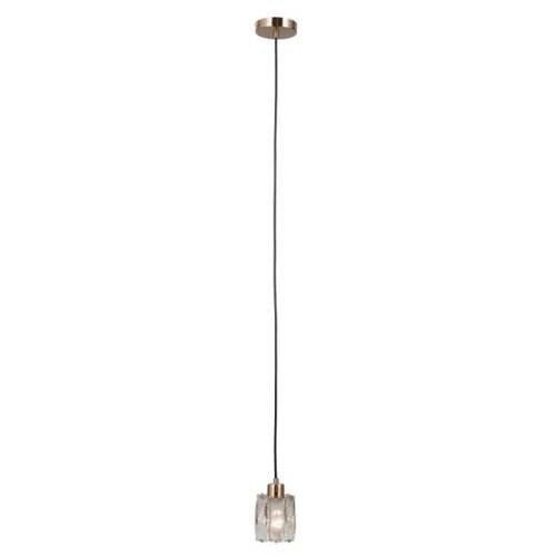  ITALUX PND-40813-1-HBR - Luster na sajli TORNO 1xE14/40W/230V u zlatnoj boji Slike