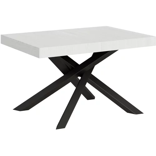 Itamoby   Volantis (90x130/390 cm) - bela, barva nog: antracit - raztegljiva jedilna miza, (20842000)