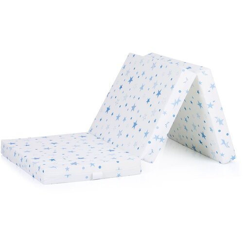 Chipolino preklopni madrac white / blue stars Slike