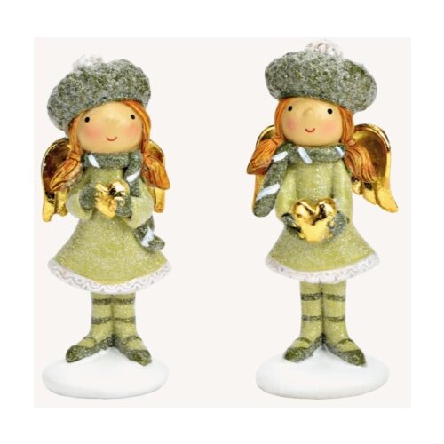 Viter novogodišnja figura andjeo sa srcem 11cm ( 10040131 ) Slike