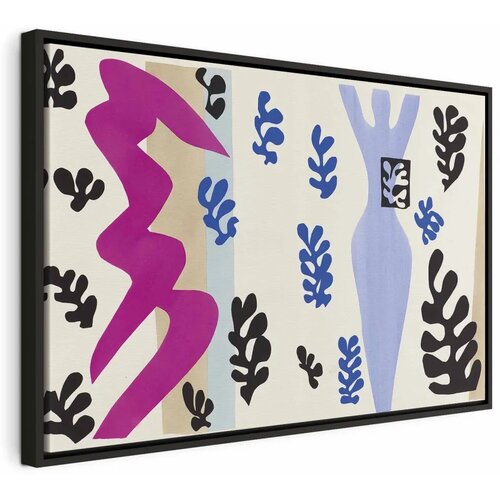  Slika - Henri Matisse – The Knife Thrower (from Jazz) 90x60 U crnom drvenom okviru Cene