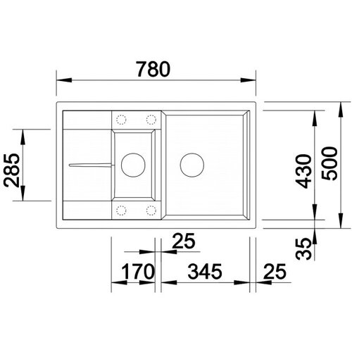 Blanco 6s compact antacit 513473 Slike