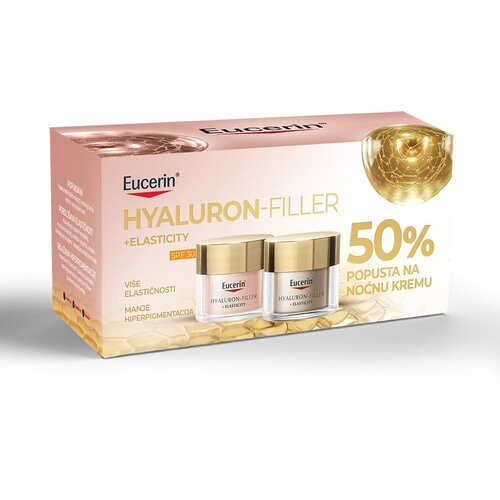 EUCERIN&amp;reg; BOX Hyaluron-Filler + Elasticity Rose, dnevna i noćna krema 2x50ml Slike
