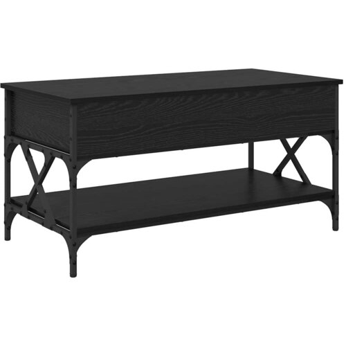  Kava Stol Crni hrast 100 x 50 x 50 cm Konstruirano drvo Slike
