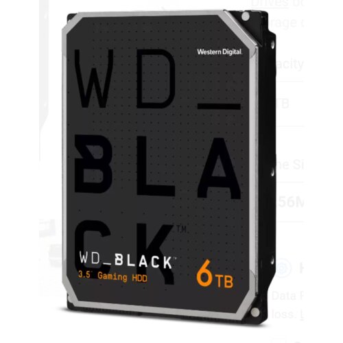 HDD WD 6TB WD6004FZWX 7200RPM 128M Black Cene