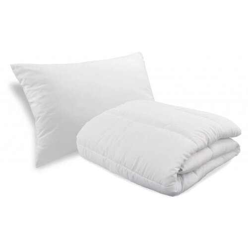  set jorgan + jastuk  2pcs - white - double 200x200/50x70 Cene