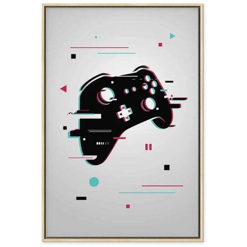  Slika - Cyberpad 40x60 U prirodnom drvenom okviru Slike
