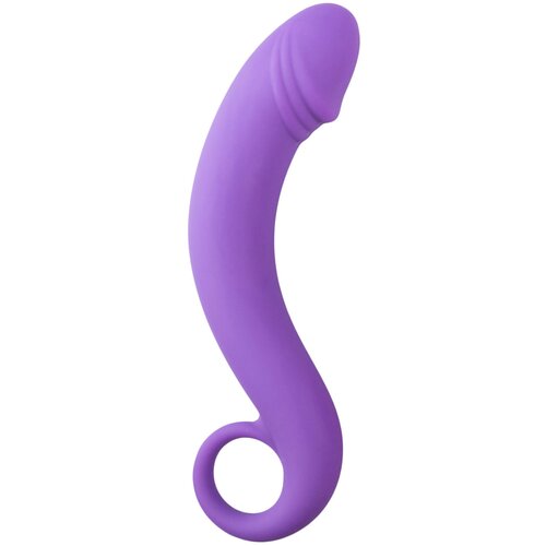 EasyToys - Anal Collection ukrivljen analni dildo - vijoličen Cene