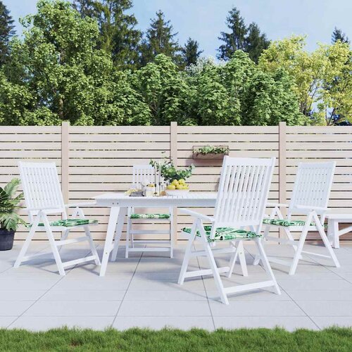 vidaXL Jastučići za stolice 4 pcs Uzorak lista 50 x 50 x 4 cm Cene