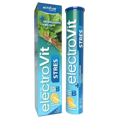 ACTIVLAB Elektroliti z a&scaron;vagando in meliso ElectroVit Stres (20 &scaron;umečih tablet) Cene