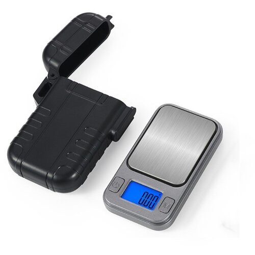 INF Mini tehtnica v obliki vžigalnika za nakit, 100g/0.01g, srebrno-črna, (5000290981) Cene