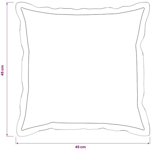  Presvlaka za jastuk 2 pcs HOUTEN Plava 45 x 45 cm Umjetni lan Slike