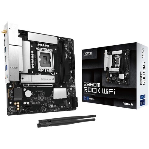 AsRock B860M Rock WiFi Intel B860 LGA 1851 (Socket V1) micro ATX Cijene