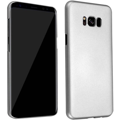 Cadorabo Case, združljiv s Samsungom v kovinskem srebru - trdi za&amp;scaron;čitni pokrov v kovinskem videzu pred praskami in udarci, (20565271) Slike