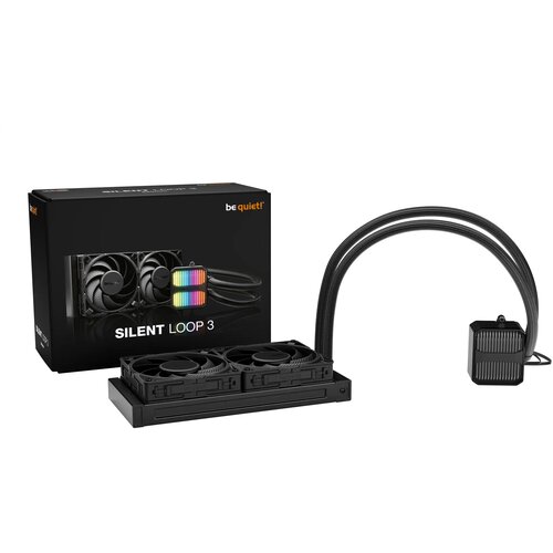 Be Quiet! Tiho bodi! Silent Loop 3 240mm vse v enem 240mm vodno hlajenje AMD: AM4/AM5, Intel: 1851/1700/1200/115x Slike