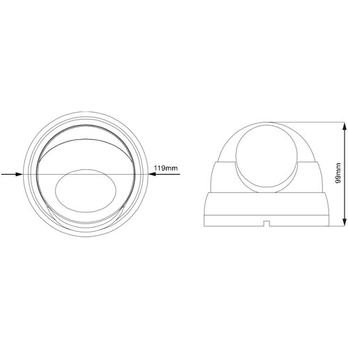 Avtech DGM5406ASE - 5MPX IP DOME KAMERA, (20540919) Slike