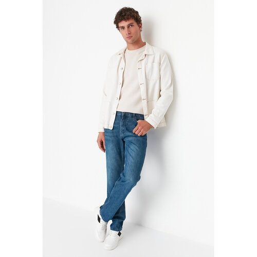Trendyol Men's Navy Straight Fit Jeans Cijene