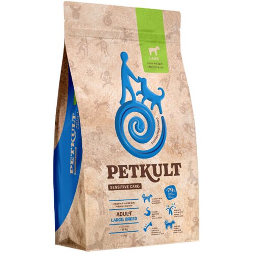 Petkult sensitive care adult, large - jagnjetina 3 kg Cene