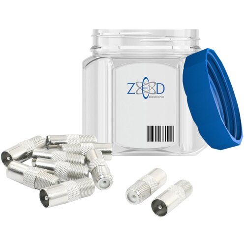 Zed Electronic FPM/50 konektor f-ženski na rf-mu&amp;scaron;ki, pak. 50 kom. Slike