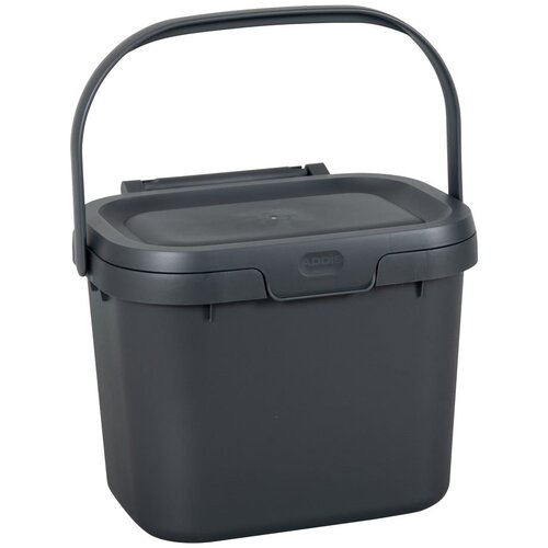 Addis tamnosiva vi&amp;scaron;enamjenska plastična kuhinjska kanta s poklopcem, 24,5 x 18,5 x 19 cm Slike