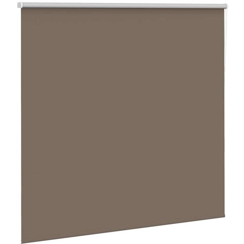 VidaXL Rolo zavjesa Blackout Coffee 145x150 cm &amp;Scaron;irina tkanine 141,6 cm Slike