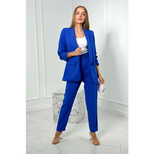 Kesi Elegant set of jacket and trousers cornflower blue