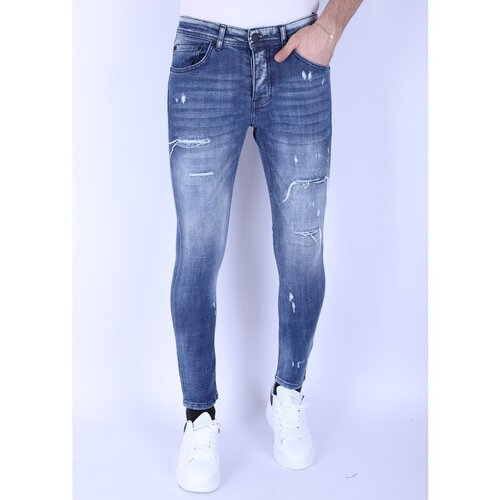Local Fanatic Kavbojke slim 146971546 Modra Cene