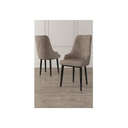 Hanah home set 4 stolice trex cappuccino black Cene