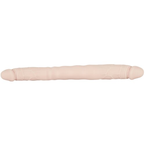 Igrače You2Toys Double Dong - 100% silikonski dildo (prirodni) Slike