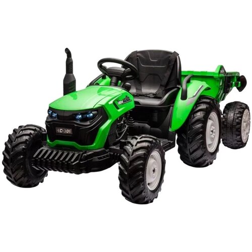  Dečiji traktor na akmuluator sa prikolicom Zeleni Cene
